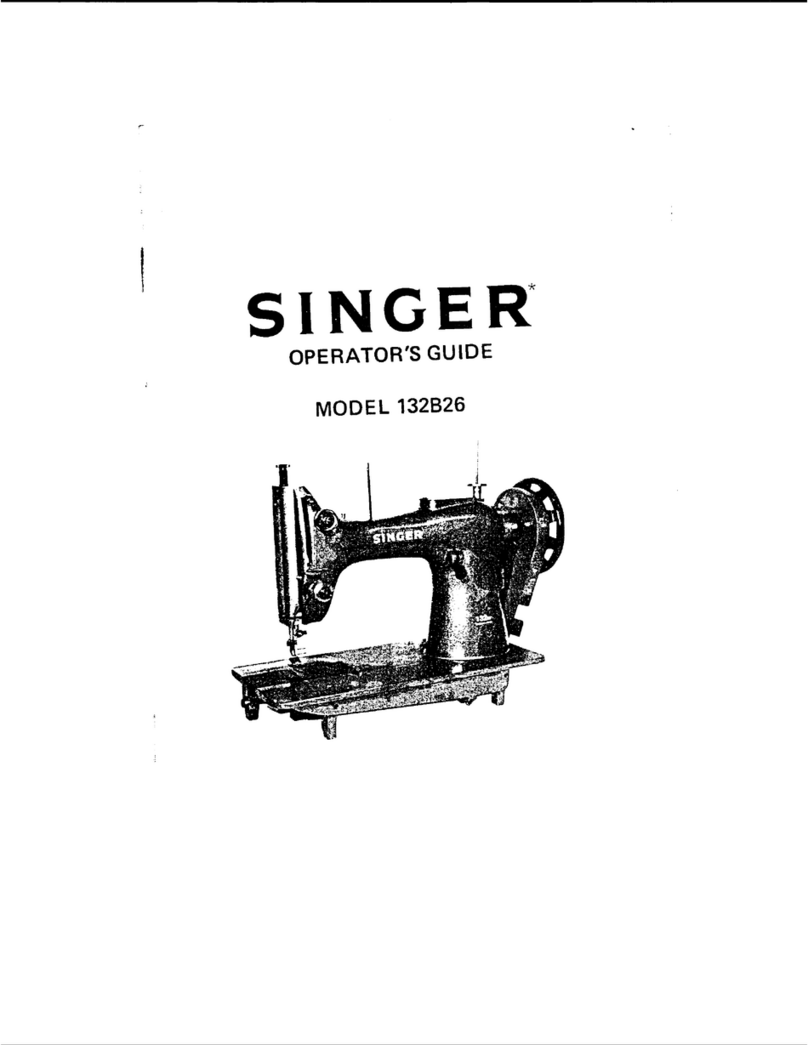 Singer 132B26 Operator's guide