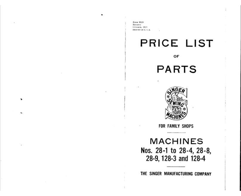 Singer 128-4 parts manual Singer 128-4 parts manual