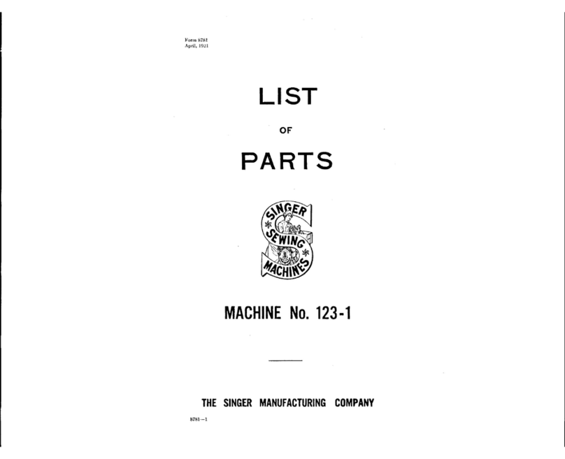 Singer 123-1 parts list