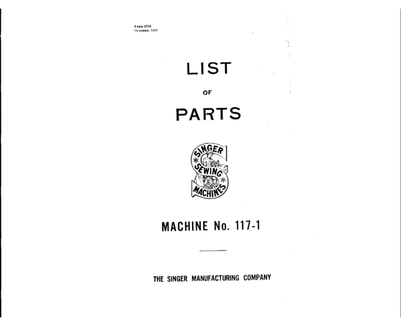 Singer 117-1 User manual