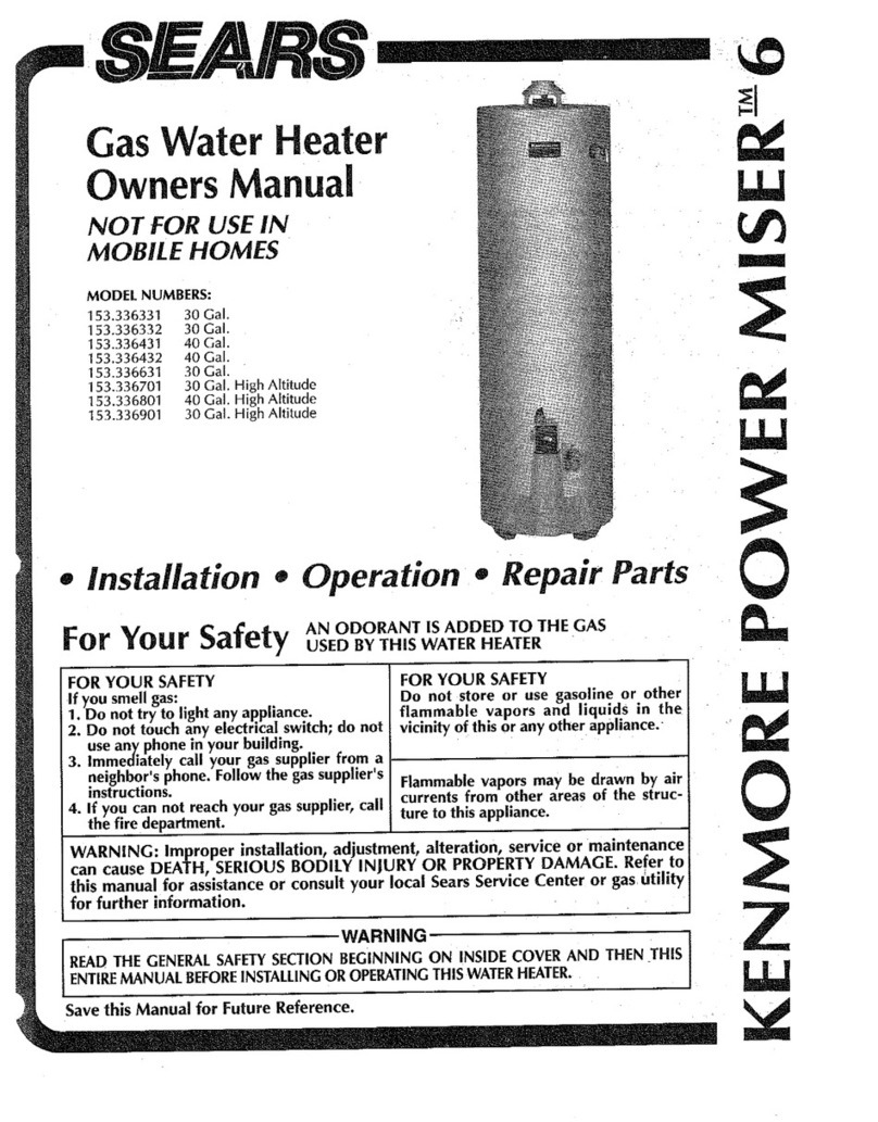 Kenmore KENMORE POWER MISER 153.336331 owner's manual