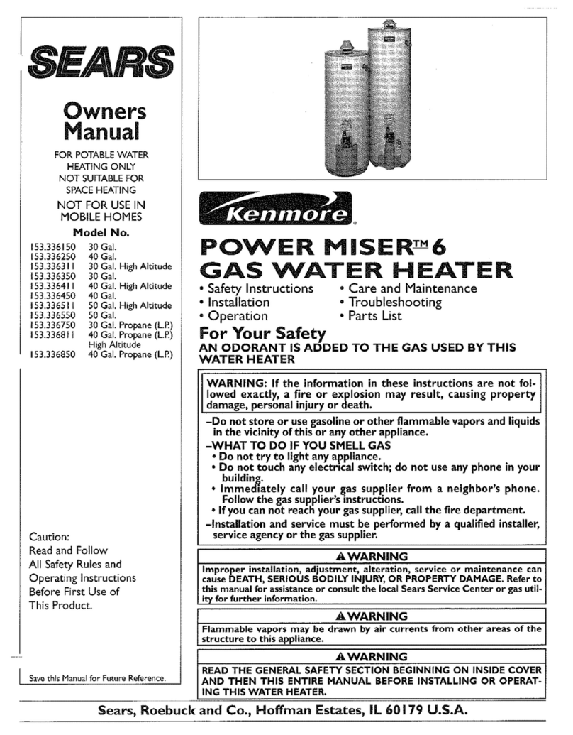 Sears 153 owner's manual