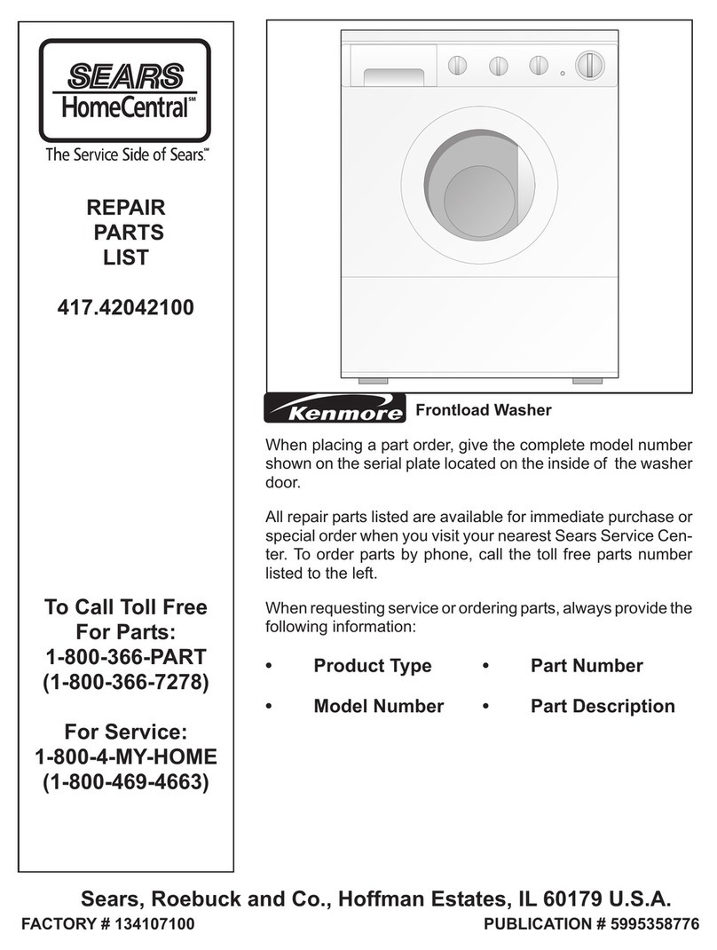 Kenmore Kenmore 417.42042100 Manual