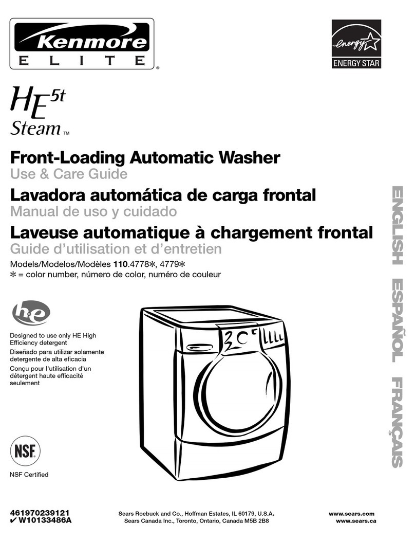 Kenmore 110.4778* User manual