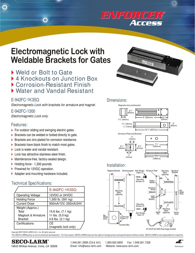 ENFORCER Enforcer E-942FC-1K3SQ User manual