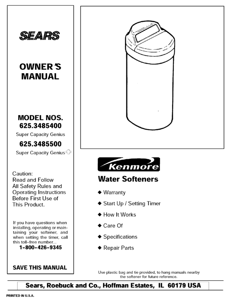 Kenmore 625.34854 User manual Kenmore 625.34854 User manual