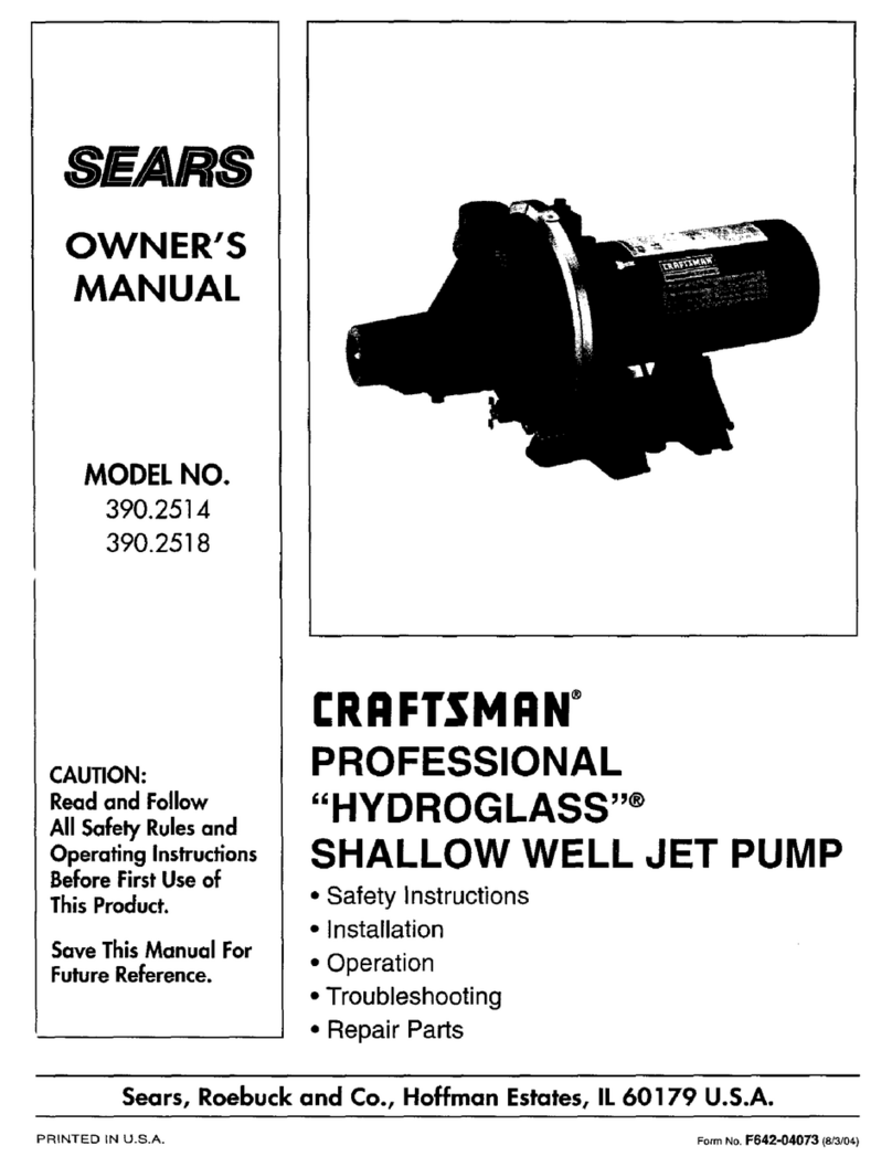 Craftsman 390.2514 owner's manual