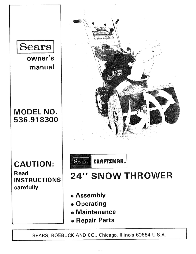 Craftsman 536.9183 owner's manual