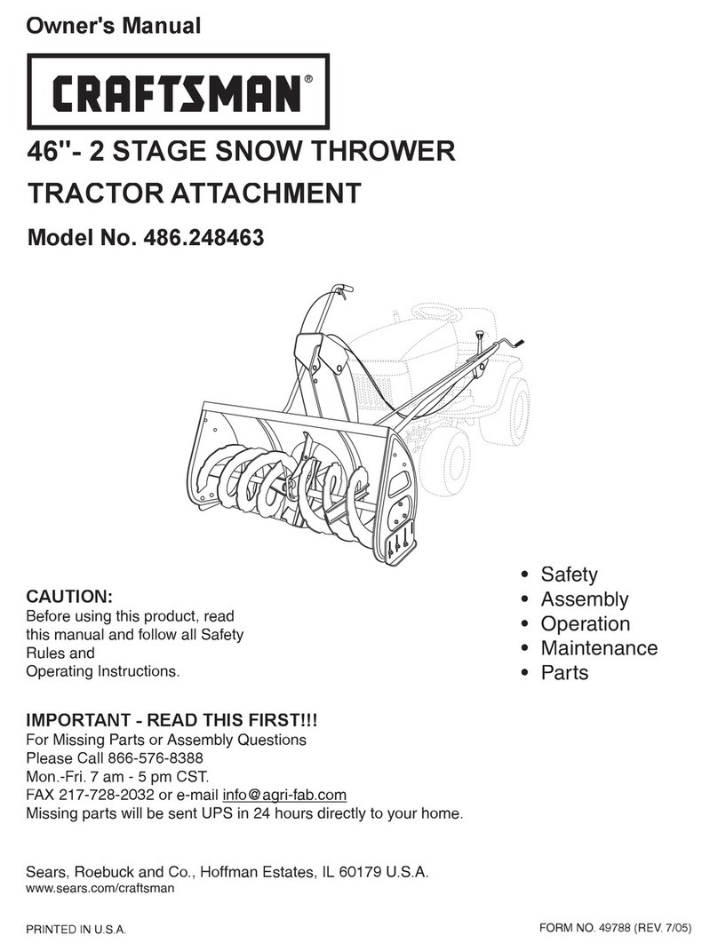 Craftsman 486.248463 User manual