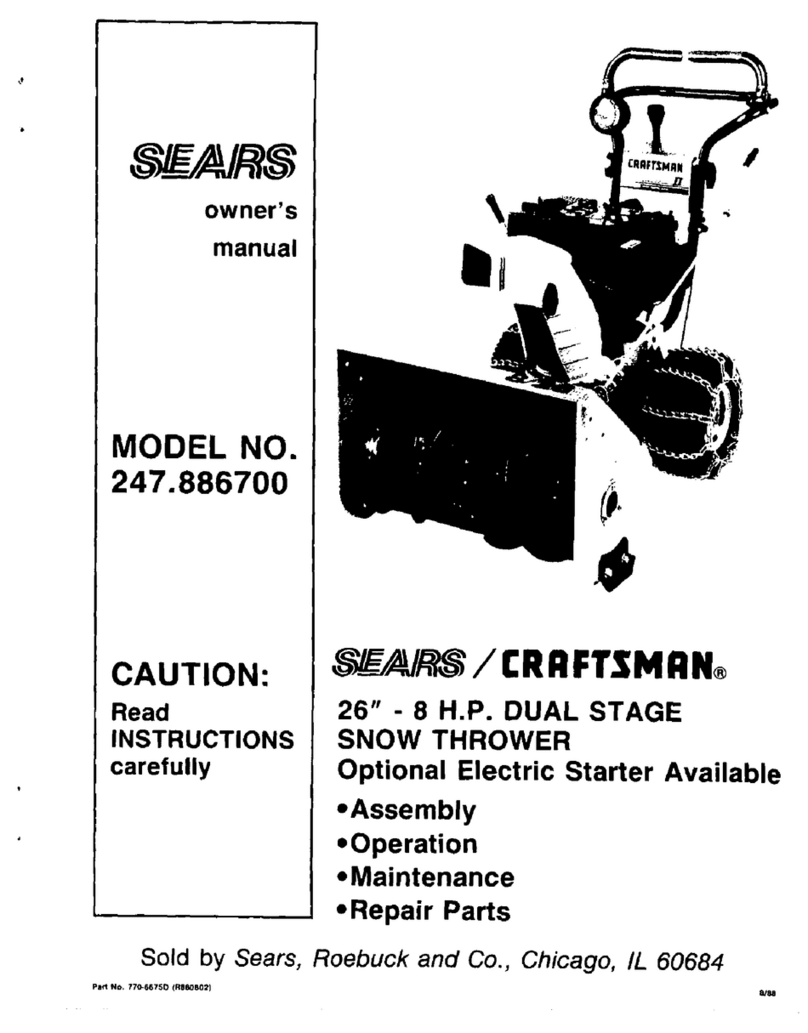 Craftsman 247.8867 owner's manual