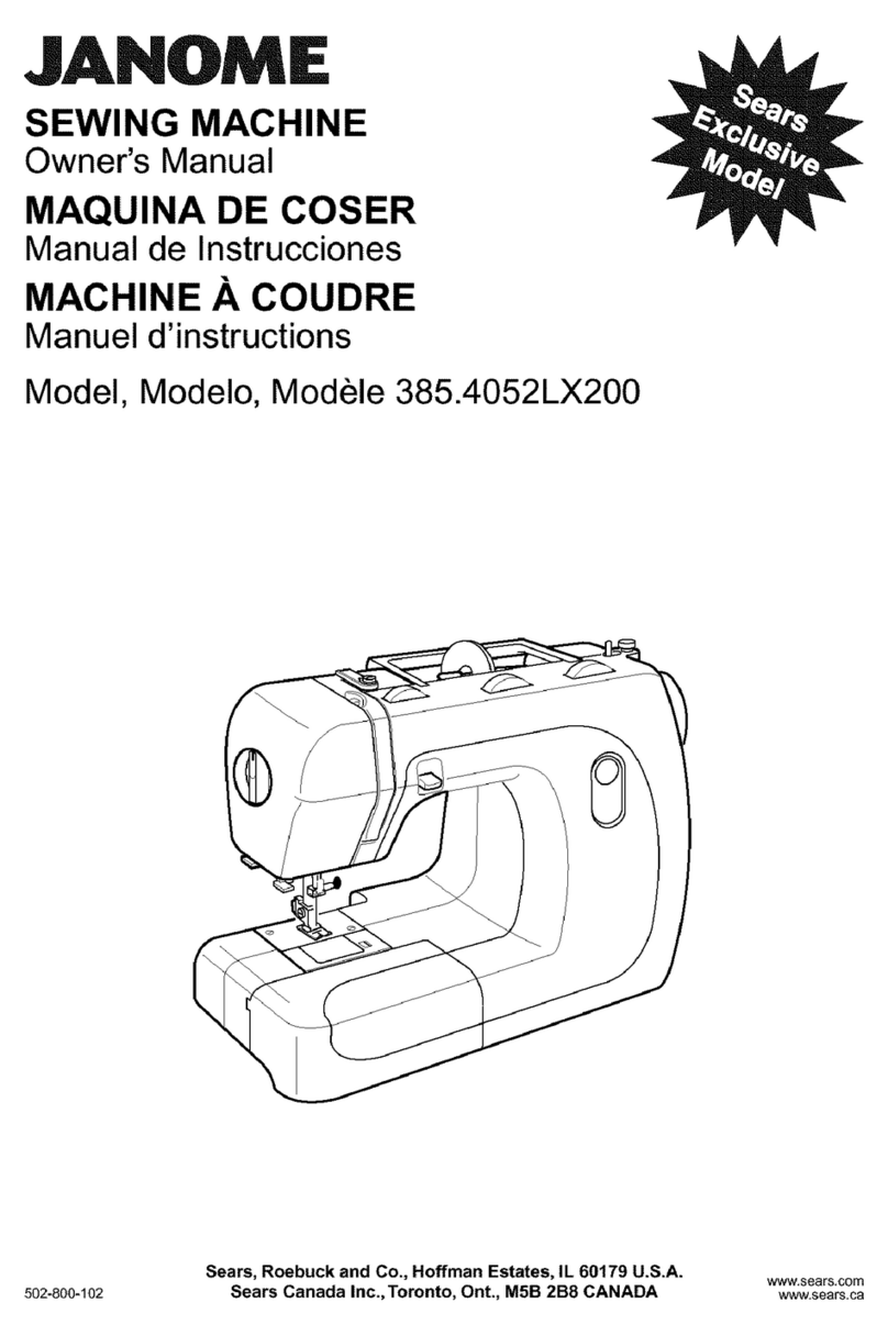 Janome 385.4052LX200 User manual