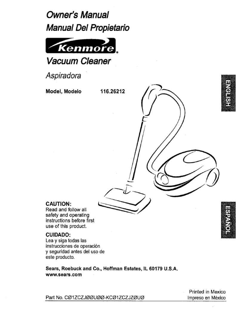 Kenmore 116.26212 User manual