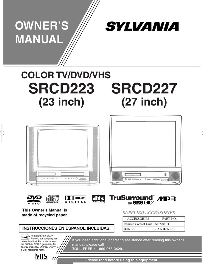 Sylvania SRCD223 owner's manual