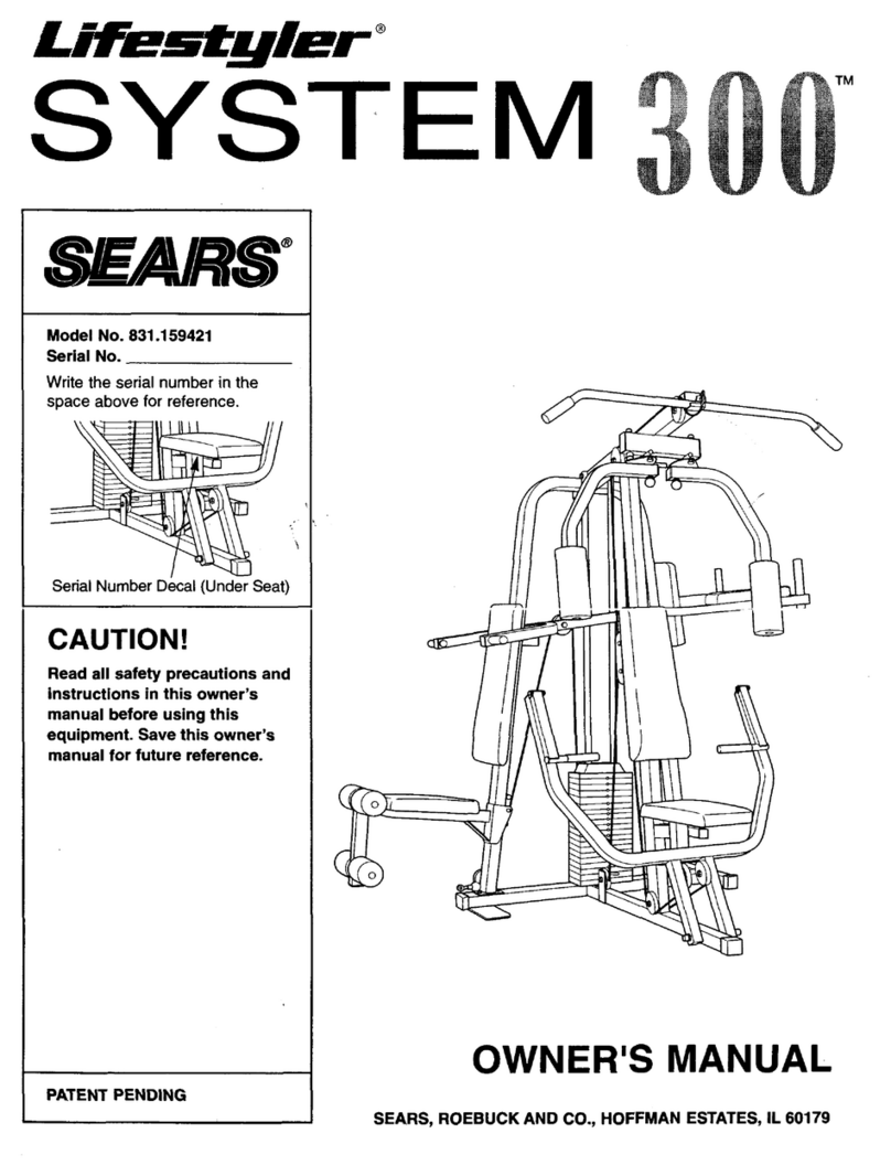 Sears Lifestyler System 300 owner's manual