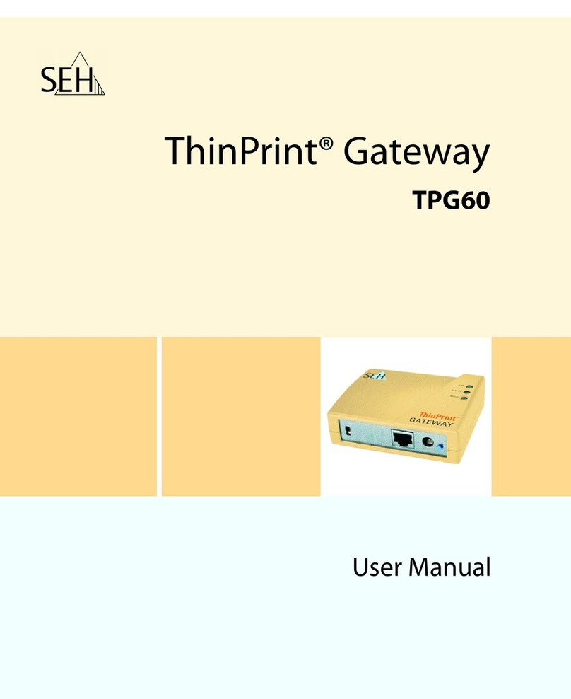 SEH ThinPrint TPG60 user manual SEH ThinPrint TPG60 user manual
