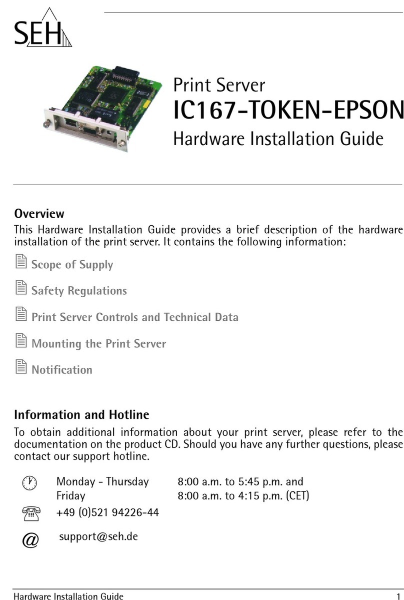 SEH IC167 Manual