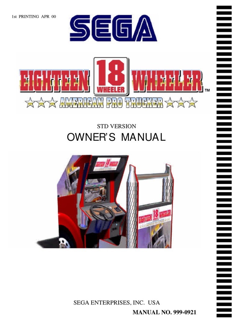Sega 999-0921 User manual