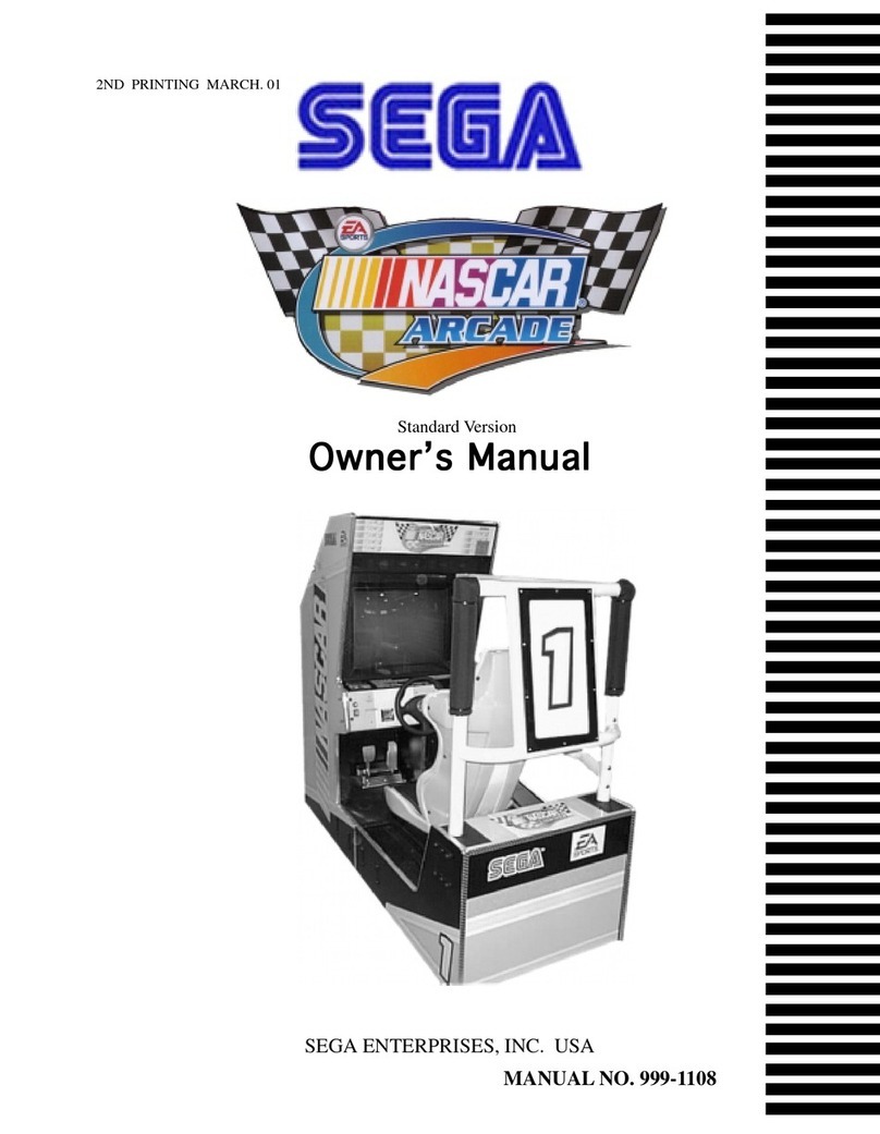 Sega 999-1108 owner's manual