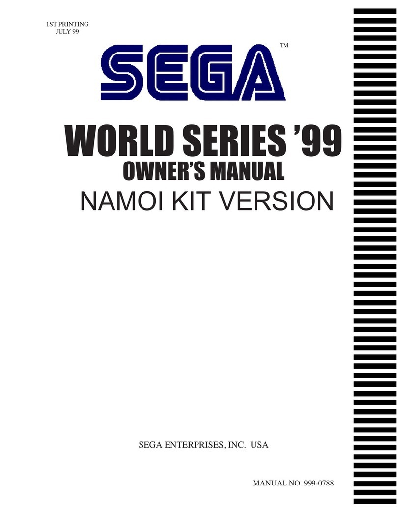 Sega WORLD SERIES '99 User manual Sega WORLD SERIES '99 User manual