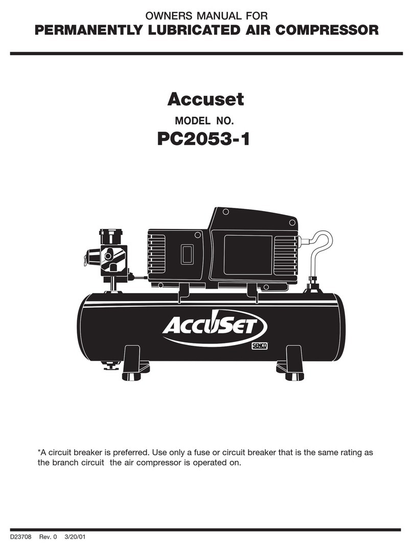 Senco ACCUSET PC2053-1 owner's manual