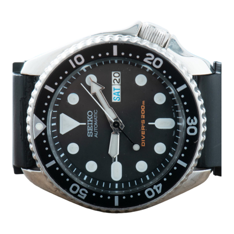 Seiko 7S26 user manual