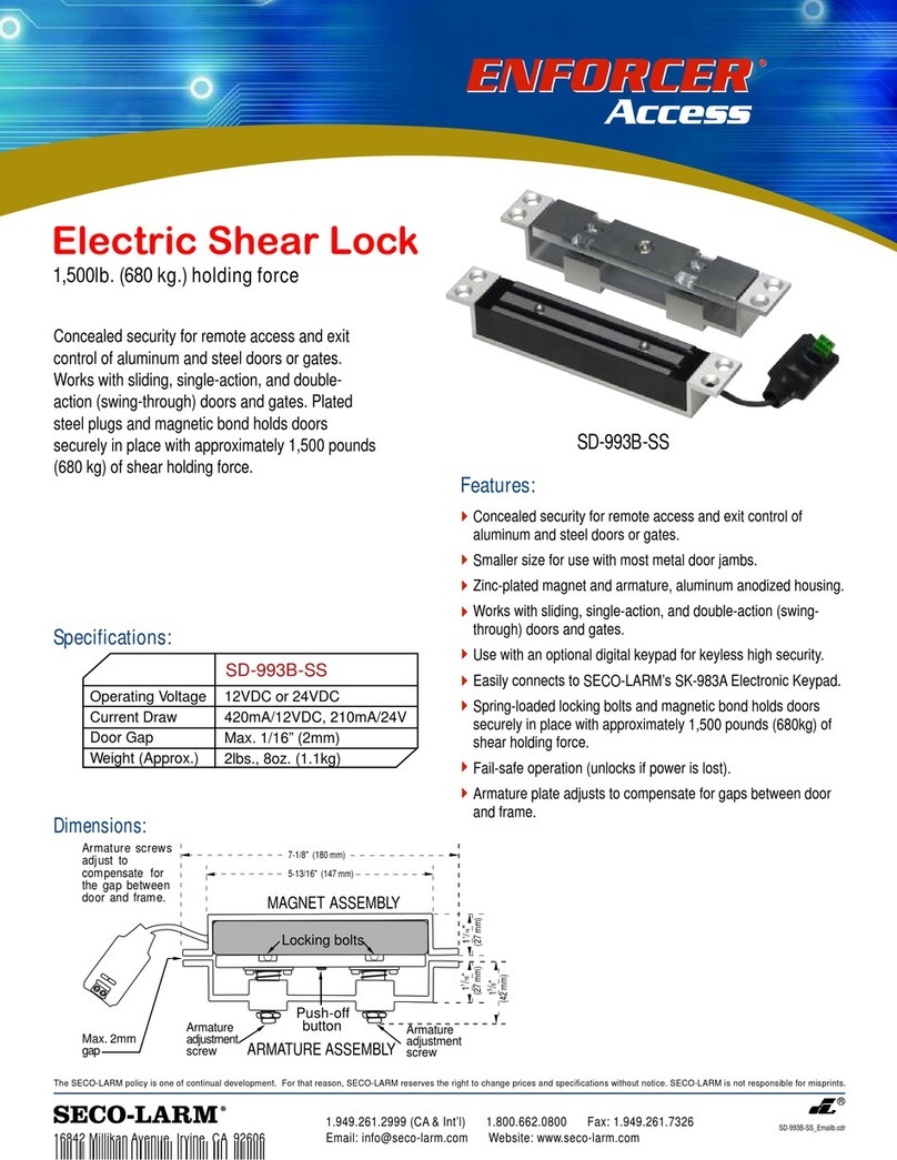ENFORCER Enforcer SD-993B-SS Product information sheet ENFORCER Enforcer SD-993B-SS Product information sheet