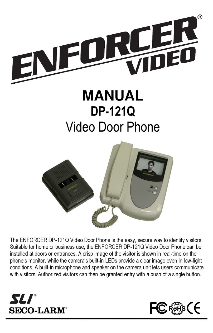 SECO-LARM Enforcer DP-121Q installation manual