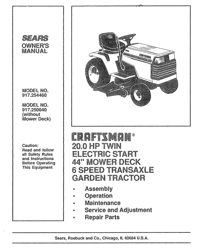 Craftsman 917.25004 owner's manual