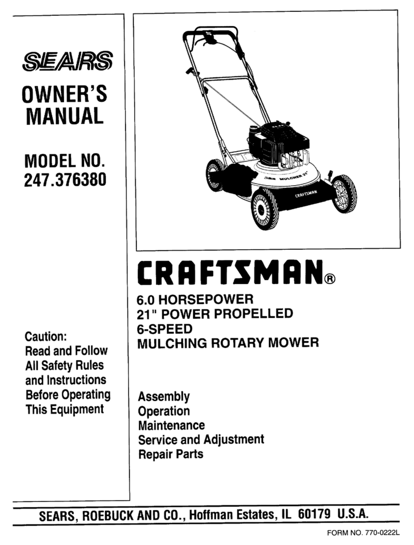 Craftsman 247.37638 owner's manual