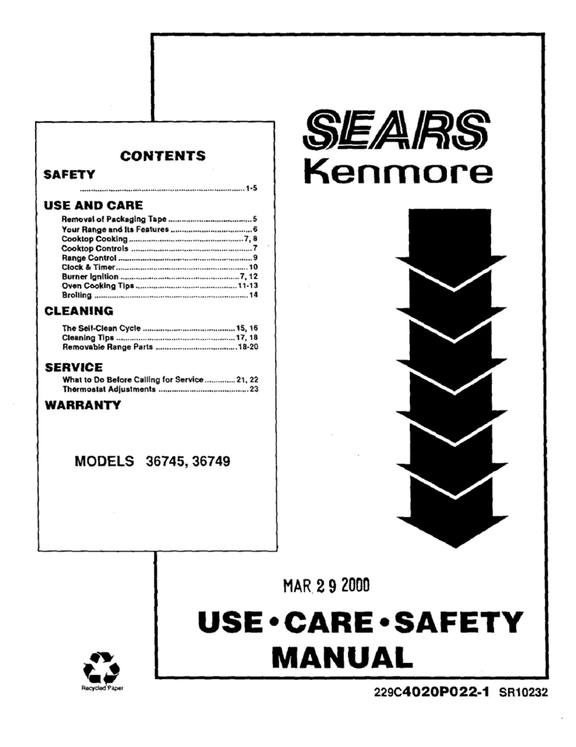 Kenmore KENMORE 36745 User manual