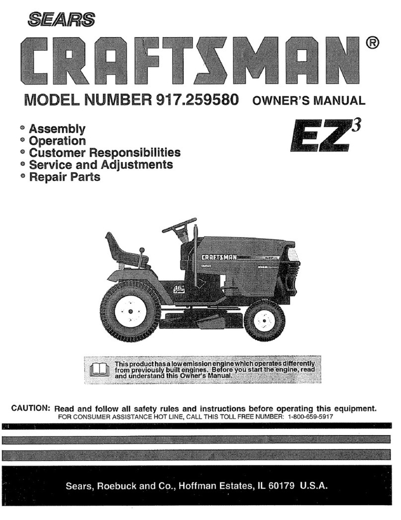 Craftsman 917.25958 owner's manual