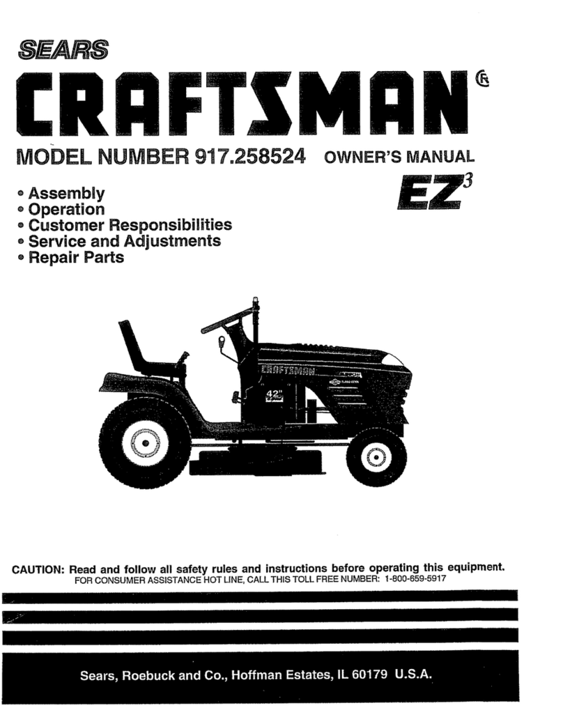Craftsman 917.258524 User manual
