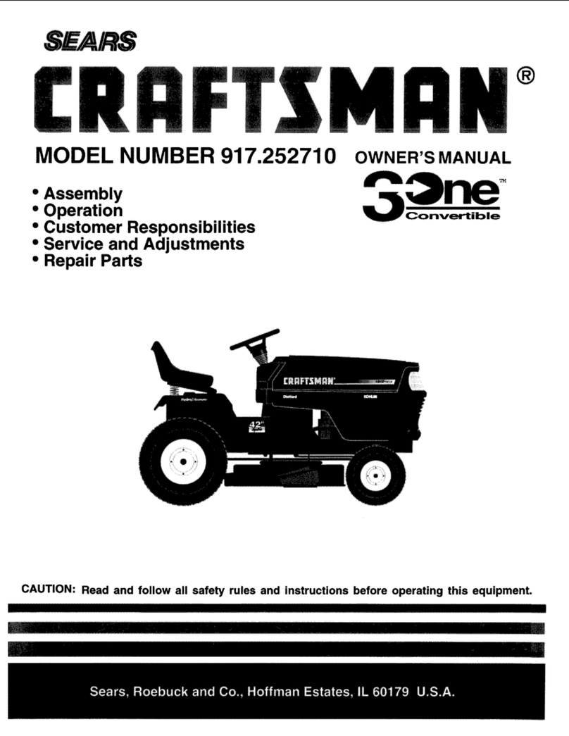 Craftsman 917.25271 owner's manual Craftsman 917.25271 owner's manual