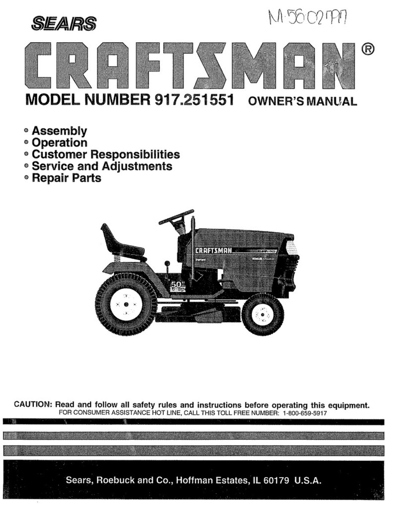 Craftsman 917.251551 owner's manual