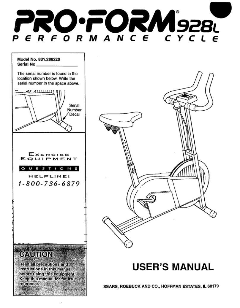 Pro-Form 831.28822 User manual