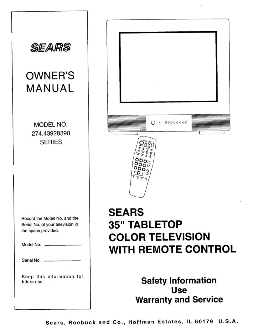 Sears 274.4392839 owner's manual