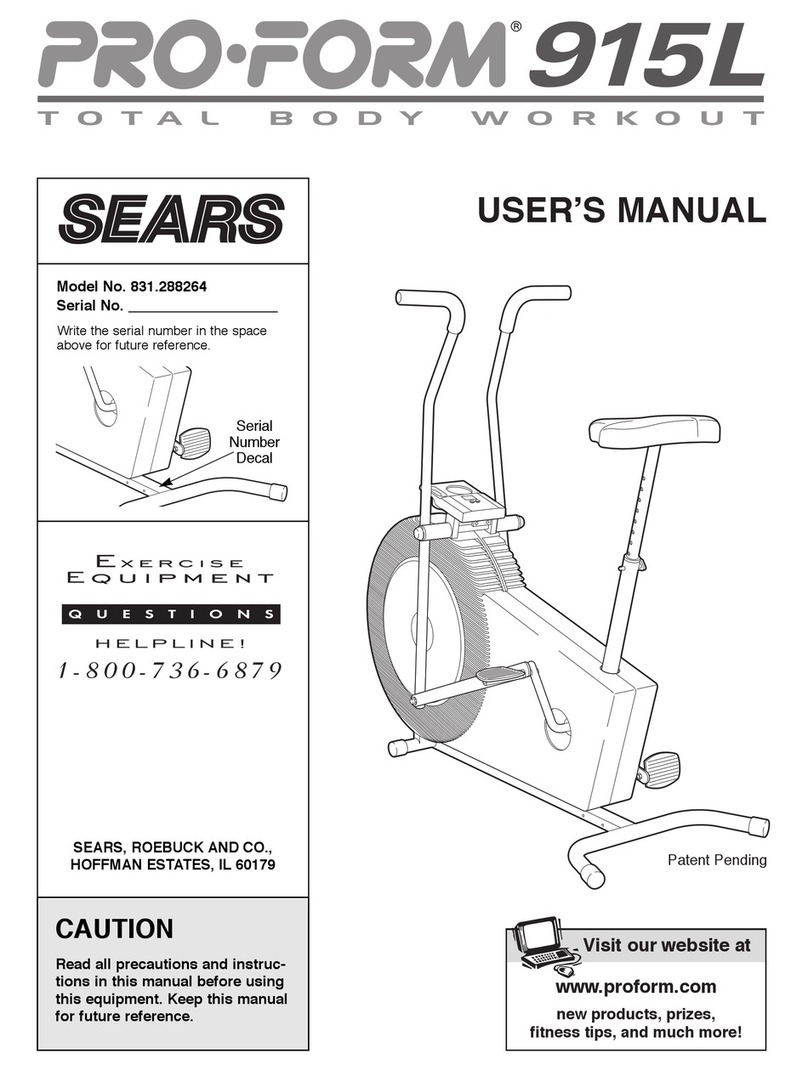 Pro-Form 831.288264 User manual