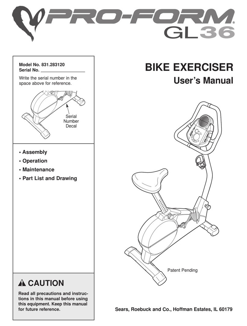 Pro-Form 831.283120 User manual