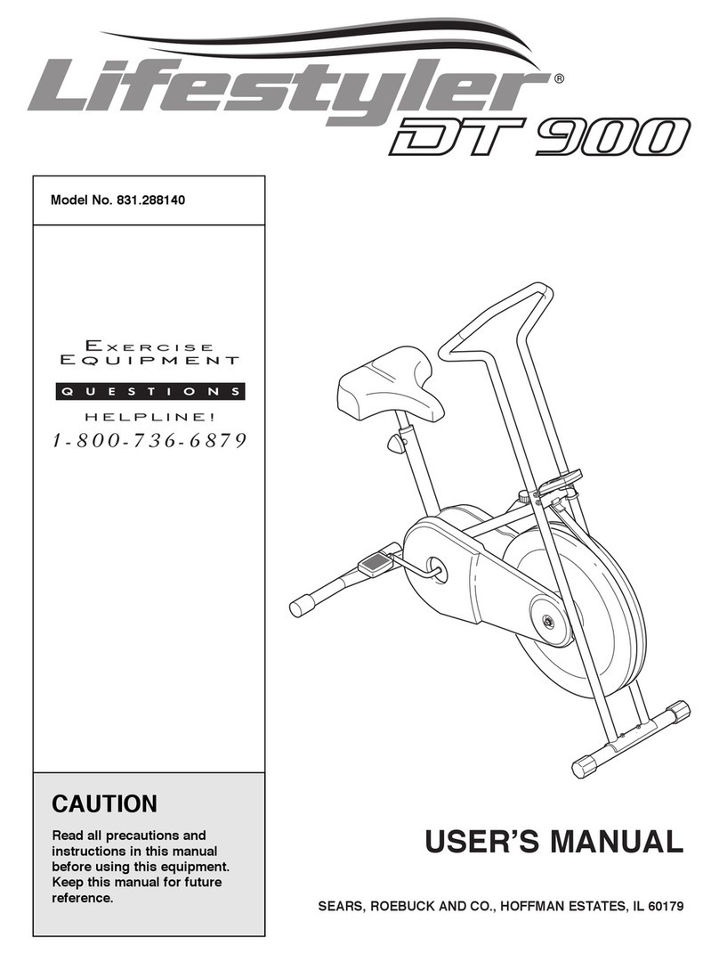 LIFESTYLER 831.288140 user manual