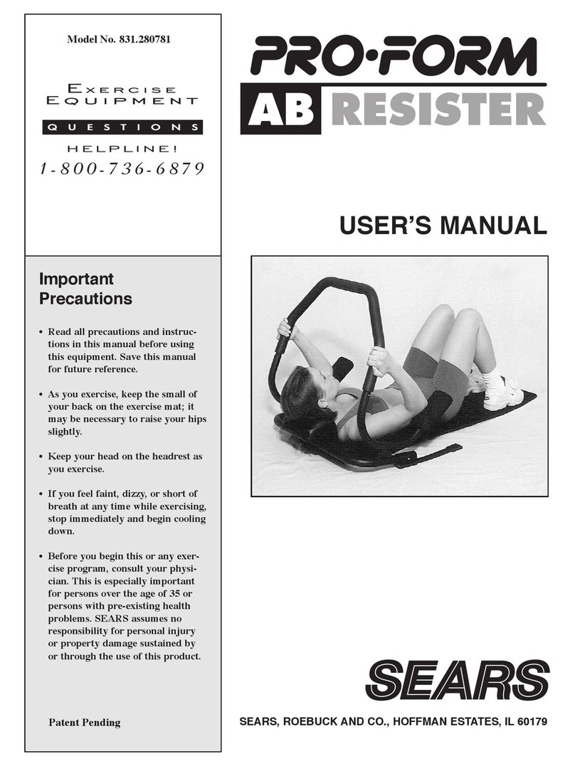 Pro-Form 31.280781 User manual