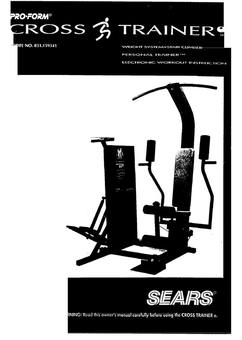 Pro-Form 831.159341 owner's manual