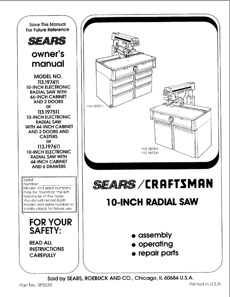 Craftsman 113.197511 owner's manual