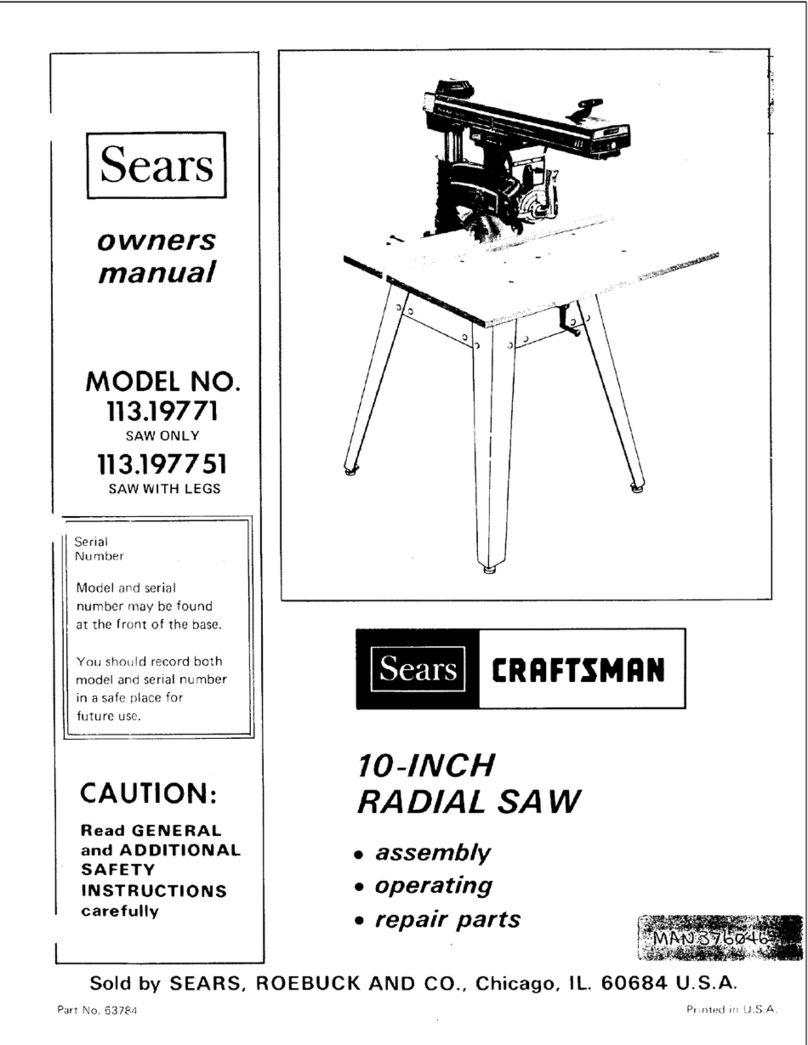Craftsman 113.19771 owner's manual