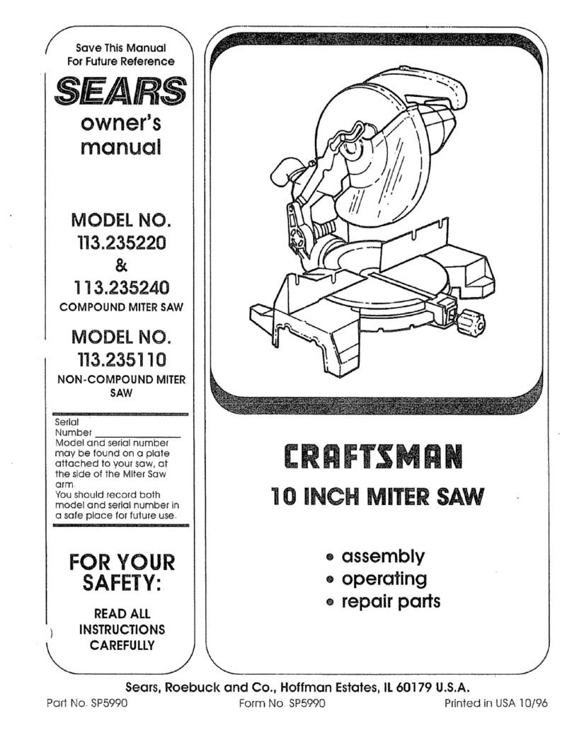 Craftsman 113.23522 User manual
