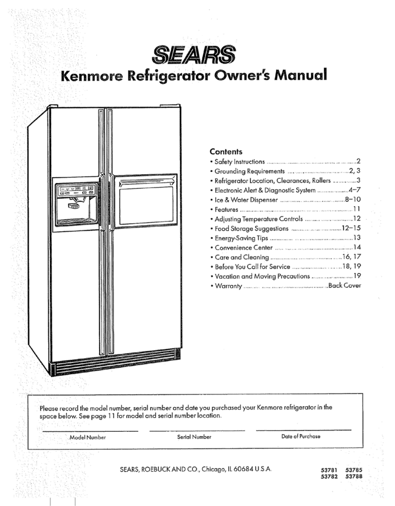 Kenmore 8EAIRS User manual