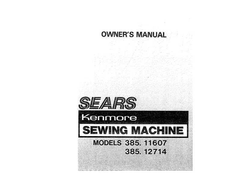 Kenmore 385.11607 Series owner's manual