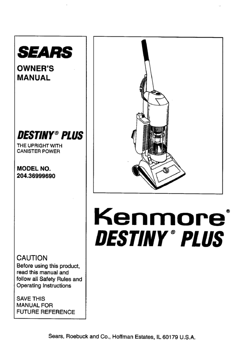 Kenmore DESTINY PLUS 204.3699969 User manual