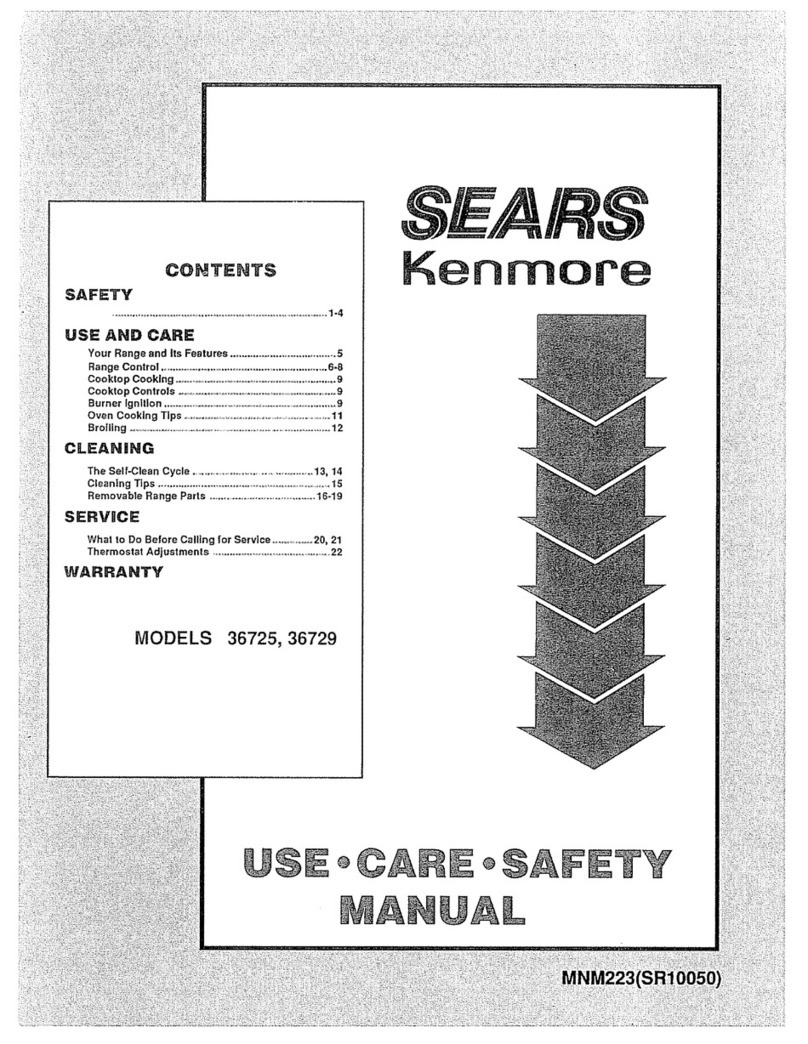 Kenmore 36725 Installation instructions
