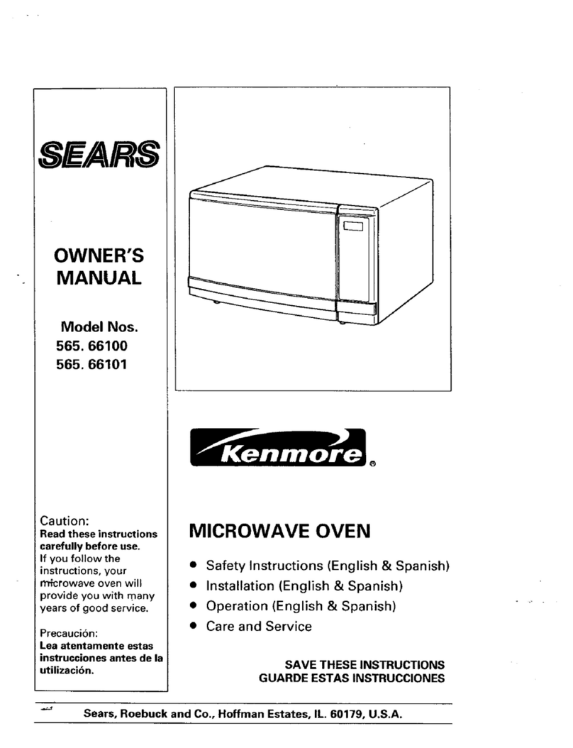 Kenmore 565.66101 User manual