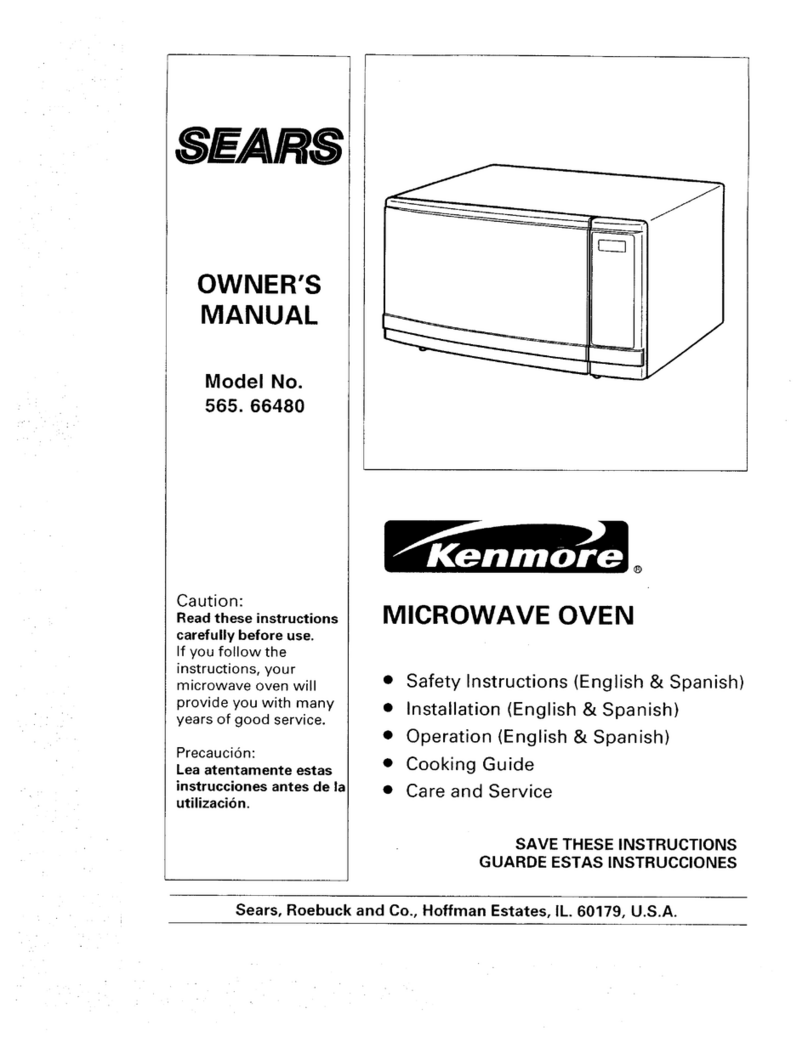 Kenmore 565. 66480 User manual